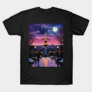 Paris, France, Eiffel Tower, Travel Print, Travel Wall Art, Travel Home Décor, Travel Gift Art T-Shirt
